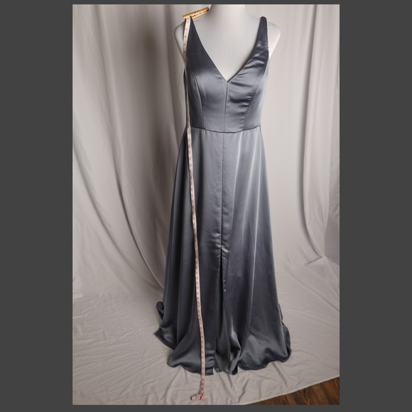 Sorella Vita 9536 Elegant Gown Blue Dress Sz 14 (sz 10-12) - Picture 6 of 16